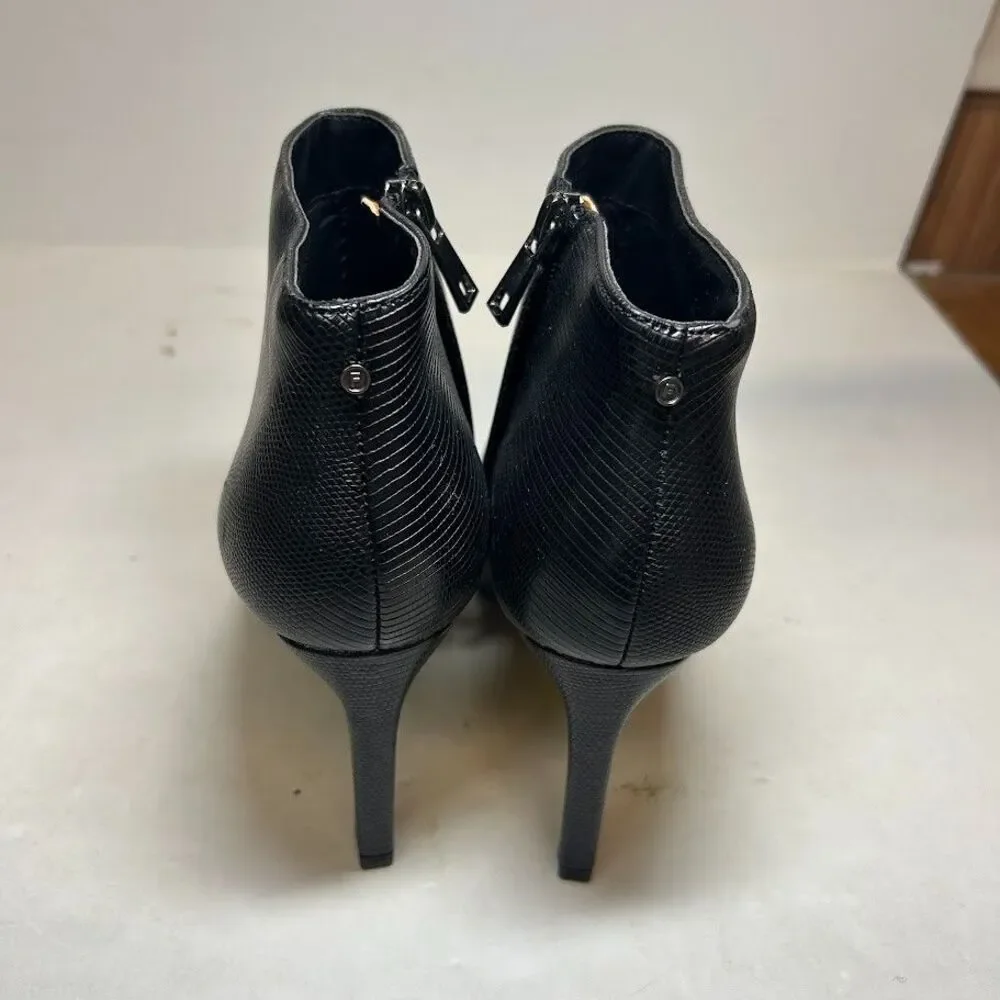 French Connection Womens 6.5 M Black Ally Pointed Toe Booties DISPLAY PR5
